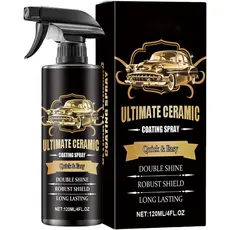 Revestimento Cerâmico para Carros - Frasco Spray de 120ml, Acabamento Protetor, Tinta e Primer Automotivo Multifuncional