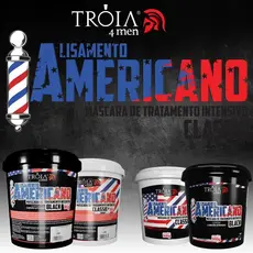 Alisamento Americano - Troia Hair 4Man: Alisamento Profissional Rápido