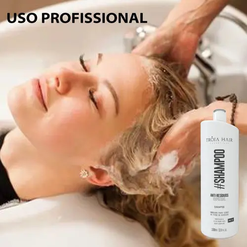 Tróia Hair Shampoo Especial Limpeza Profunda 1000ml anti residuos