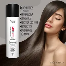 Progressiva 5 em 1 Ativo Redutor de Volume Qatar Hair - 1L
