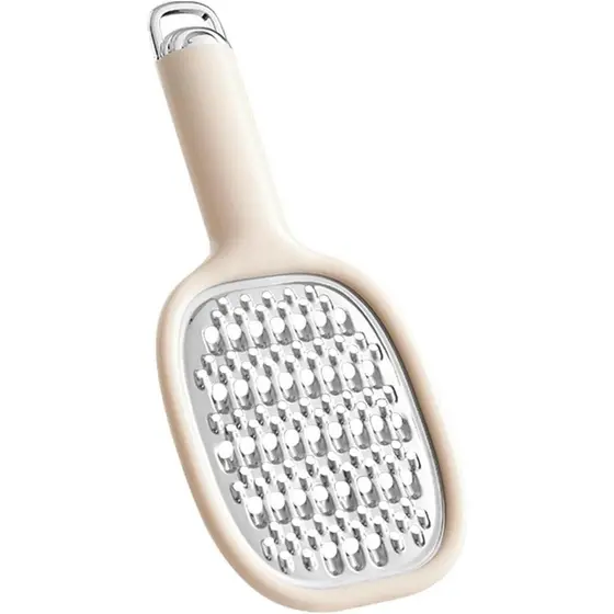 Ralador de Cozinha em Aço Inoxidável com Cabo Ergonômico – Ralador de Queijo e Zester Suspenso para Fatiar sem Esforço,