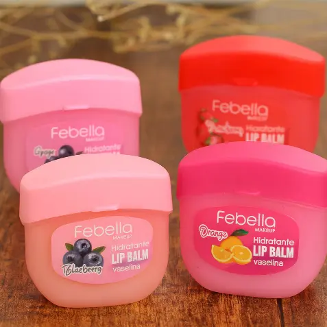 Febella Lip Balm Vaselina  com Hidratação Intensa para Lábios