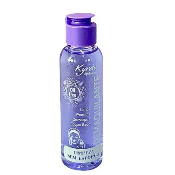 Demaquilante Oil Free Kyrai Limpeza Sem Esforço Remove Maquiagem 120ml