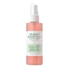 Spray Facial Mario Badescu com Aloe, Ervas e Água de Rosas para Todos os Tipos de Pele, Névoa Facial que Hidrata, Rejuve