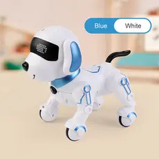 Estilo quente biônico inteligente robô cão programação dublê simulação pode latido pode andar crianças controle remoto b