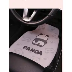 Tapetes de carro Universal motorista principal dos desenhos animados bonito tapete senhoras tapetes Panda