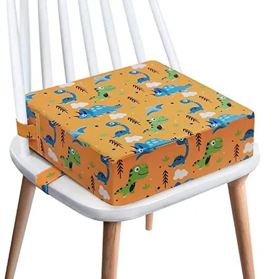 Assento Elevatório Infantil Para Mesa De Jantar , Alças Duplas Laváveis De 4 Polegadas , Inferior Antiderrapante Criança
