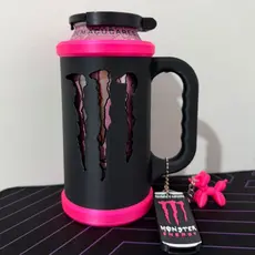 Porta Lata Monster 473ml + Kit Abridor e Tampa