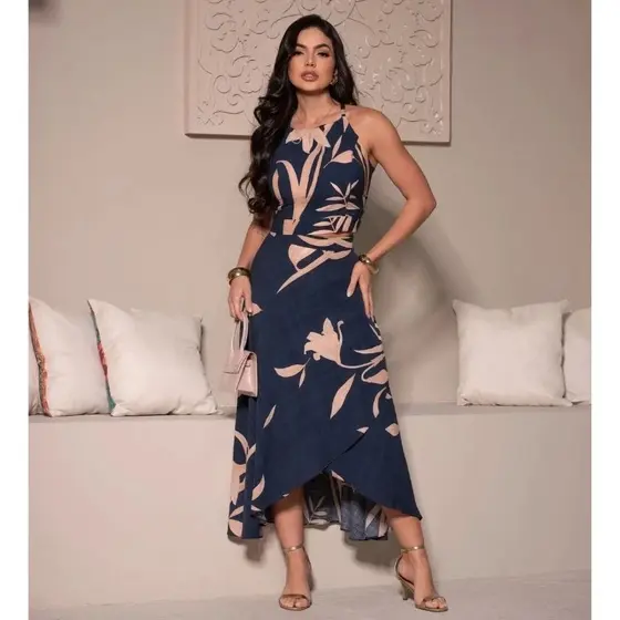 CONJUNTO SAIA ENVELOPE E CROPPED Social, Conjunto Feminino Elegante Estampado - Tecido VISCOLINHO