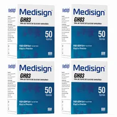 KIT 200 Tiras de Glicose Medisign GH83