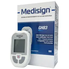 Aparelho Medidor de Glicose GH83 Medisign Glicemia Diabetes