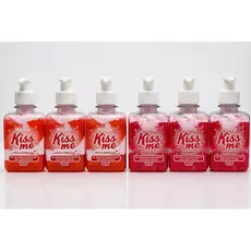 Kit 6 Gel Hidratante Aromatizante Kiss Me 250g Morango Frutas Vermelhas Corpo e Virilha Hidrata Perfuma Ideal  Revenda