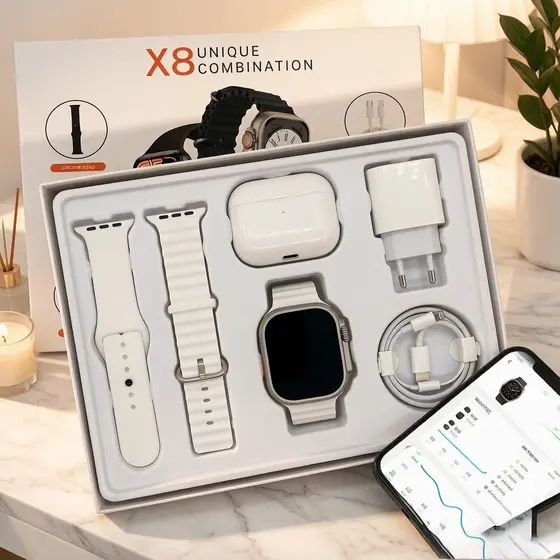 Smartwatch Relógio Inteligente Fitness com Chamadas Bluetooth Monitor de Batimentos Cardíacos Compatível Android iOS