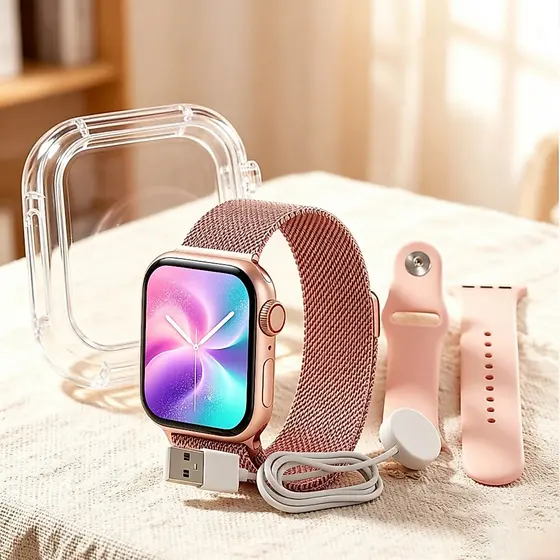 Relógio Inteligente Smartwatch Monitor Cardíaco Chamada Bluetooth Carregamento Sem Fio – Envio São Paulo Frete Rápido