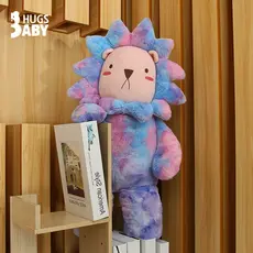Boneca fofa leão Ragdoll brinquedo de pelúcia colorido boneca menina cama acompanhando presente de aniversário dar prese