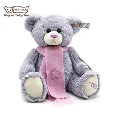 Urso de pelúcia de pelúcia urso de pelúcia boneca abraço urso usando cachecol urso Super fofo para namorada presente de