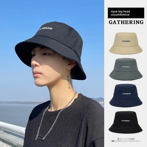 boné feminino bone feminino Masculino verão protetor solar Casual Street Wear balde Chapéu