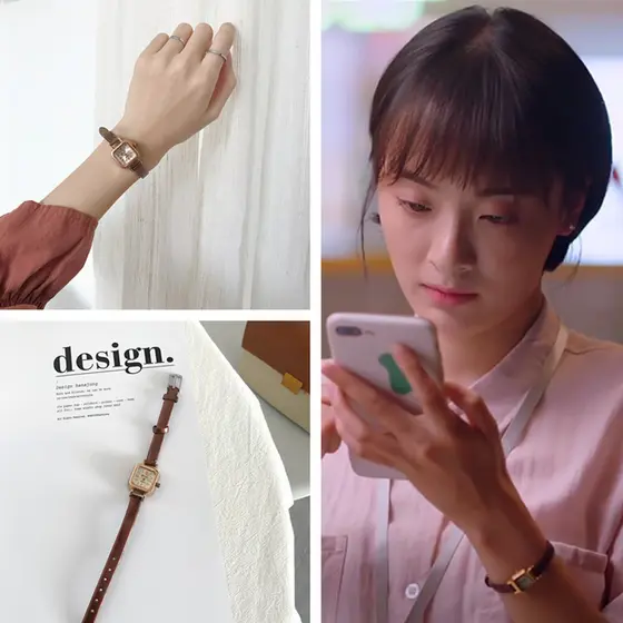 relogio feminino luxo relogio feminino pequeno Qi Mingyue Mesmo Estilo No Nome Da Família Relógio Feminino Pulseira Fina