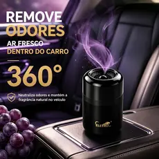 Eletromex EL-1006 cheirinho de carro aromatizador de carro, fragrância de frutas, tipo gel, para carro e casa