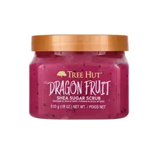 O Esfoliante de Açúcar com Manteiga de Karité e Fruta do Dragão da Treehouse contém manteiga de karité e possui propried