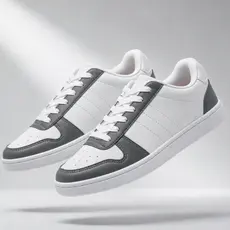 Tênis Masculino Casual Branco Confortável Moderno Solado Baixo Para Passeio Trabalho Escola
