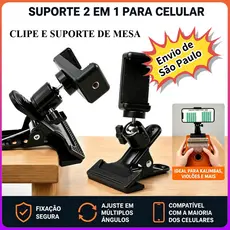 Suporte para celular de acoplar colocar no violão guitarra baixo Suporte de celular para violão