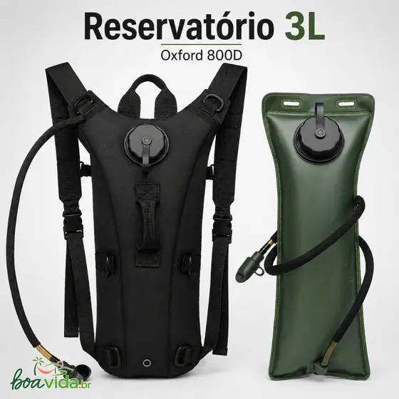 Mochila Hidratação Kms Trilha Bicicleta Térmica C/ Refil 3l