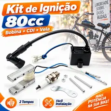 Bobina + Cdi + Vela Kxt Bicicleta Motorizada 80cc