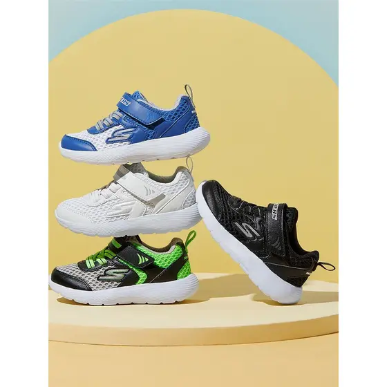 Esboço saídas sapatos da criança sapatos de malha respirável sapatos crianças brancos bebê menino esport