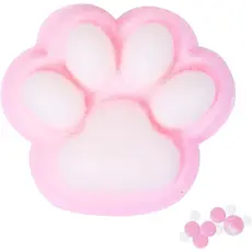 1 unidade de Brinquedo Squishy Pata de Gato Rosa, Pata de Gato FuFu Grande de 5 Polegadas, Brinquedos Fidget Macios e Fo