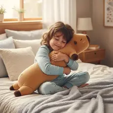 Xuxão Capivara de Pelúcia Grande 90cm Travesseiro de Corpo Antialérgico
