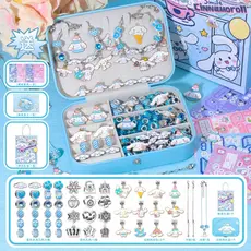Canela cão mão-frisado pulseira diy pacote de Material crianças padrão dos desenhos animados contas de orelhas grandes c