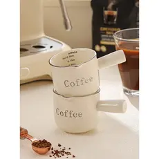 Coreano pequeno copo de leite cerâmica lata de leite Espresso copo de extração requintado High-End café líquido copo de