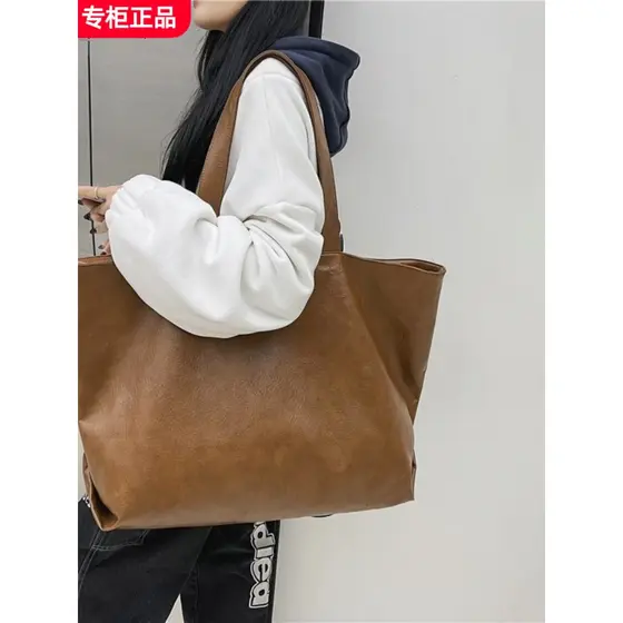 Japonês Street Wear it saco Retro sacola grande capacidade bolsa simples Casual All-Match bolsa de ombro telefone móvel
