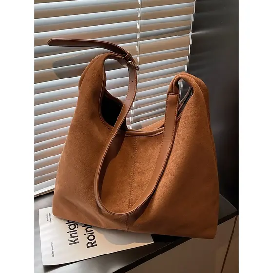 Japão Japão Japão Camurça Axilas Commuter Bolsa Bolsa de Ombro Bolsa de Grande Capacidade