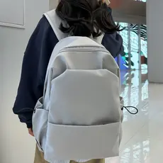 Japonês estudante universitário mochila feminina cor sólida júnior estudante do ensino médio mochila senhoras mochila sa