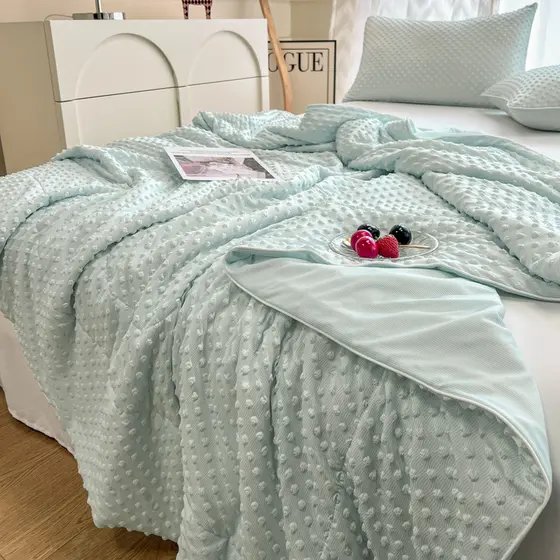 Classe A Cool Feeling Ice Peas Summer Cool Quilt Colcha lavável à máquina Colcha de verão de seda gelada 2kg Colcha Núcl