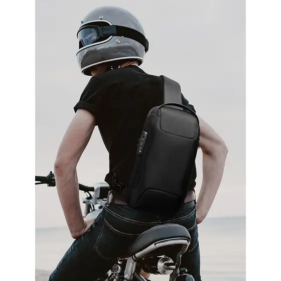 Bange bolsa de peito para carro esportivo, bolsa de ombro exclusiva para homens, bolsa de cintura esportiva, lazer, mult