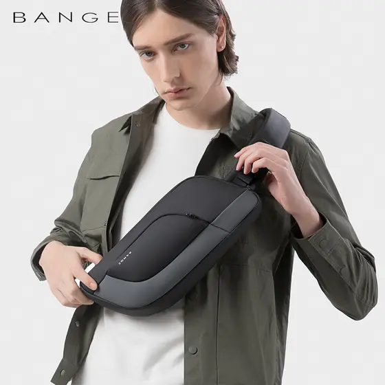 Bange Bange Street Wear Bolsa de Peito Bolsa de Cintura Esportiva Masculina Bolsa Funcional Multifuncional Casal Casual