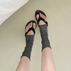 Meias especiais coreanas cinza para pés!Fio Super bonito ultrafino ~ hoje é Miuli miu Big Girl!