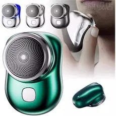 Aparador de Barba de Bolso Bivolt, Barbeador Elétrico Seco e Úmido com Recarga Tipo-C Eficiente
