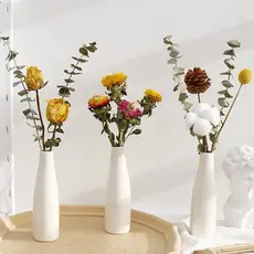 Adequado para sala de estar flores secas reais ins influenciador flores secas buquê decoração ornamentos pequenas flores