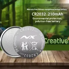 Bateria de botão CR2032 210mAh 100% original, especializada para controle remoto de carro, CR 2032 3V de lítio para reló