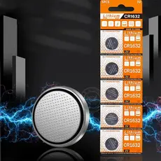 Baterias de Lítio CR1632 3V 125mAh CR 1632 DL1632 BR1632 LM1632 ECR1632 Para Relógio, Controle Remoto e Chave