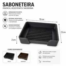 Saboneteira minimalista