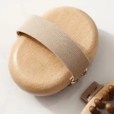 Escova de meridianos do fabricante para massagem abdominal, pente de madeira para massagem do couro cabeludo, ferramenta