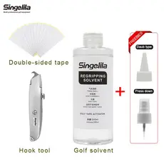 Kit de Substituição e Reparo de Empunhaduras de Taco de Golfe, Tiras de Fita, Ferramenta de Remoção de Empunhadura, Solv