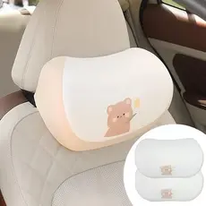 Almofada De Encosto De Cabeça Para Carro 2 Peças Automática Espuma Viscoelástica Assento De-Conforto E Estilo Em Movimen