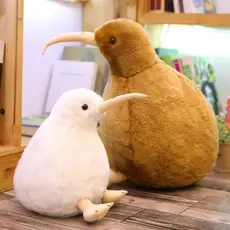 20cm Brinquedo de Pelúcia de Pássaro Kiwi Realista e Fofo, Almofada Macia, Animal da Nova Zelândia, Presente Infantil pa
