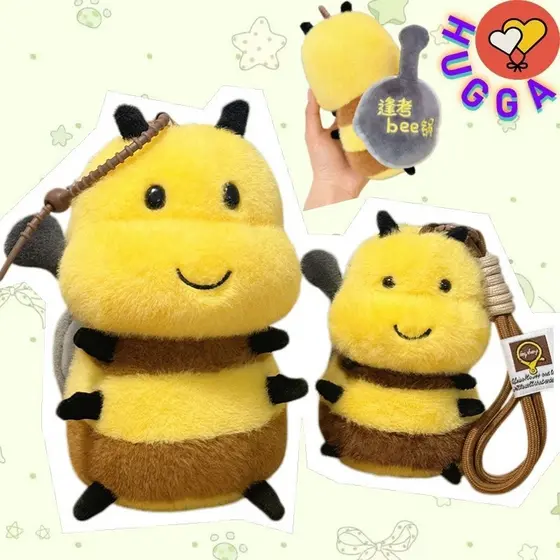 ❤ HUGGA Bonito Culpa-Taking Abelha Plushie Brinquedo Divertido Boneca De Pelúcia Animal Desktop Decorativo Casal Present